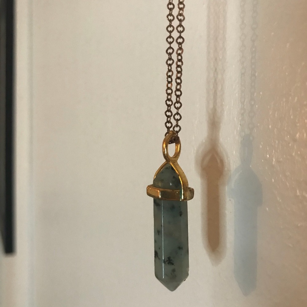 Speckled Crystal Necklace